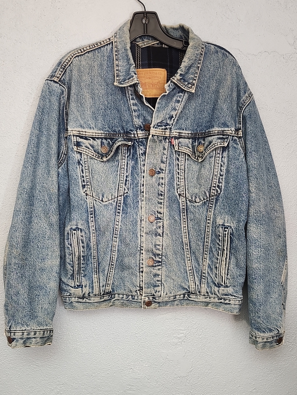 Levi's Light Blue Washed Denim Truck Jacket